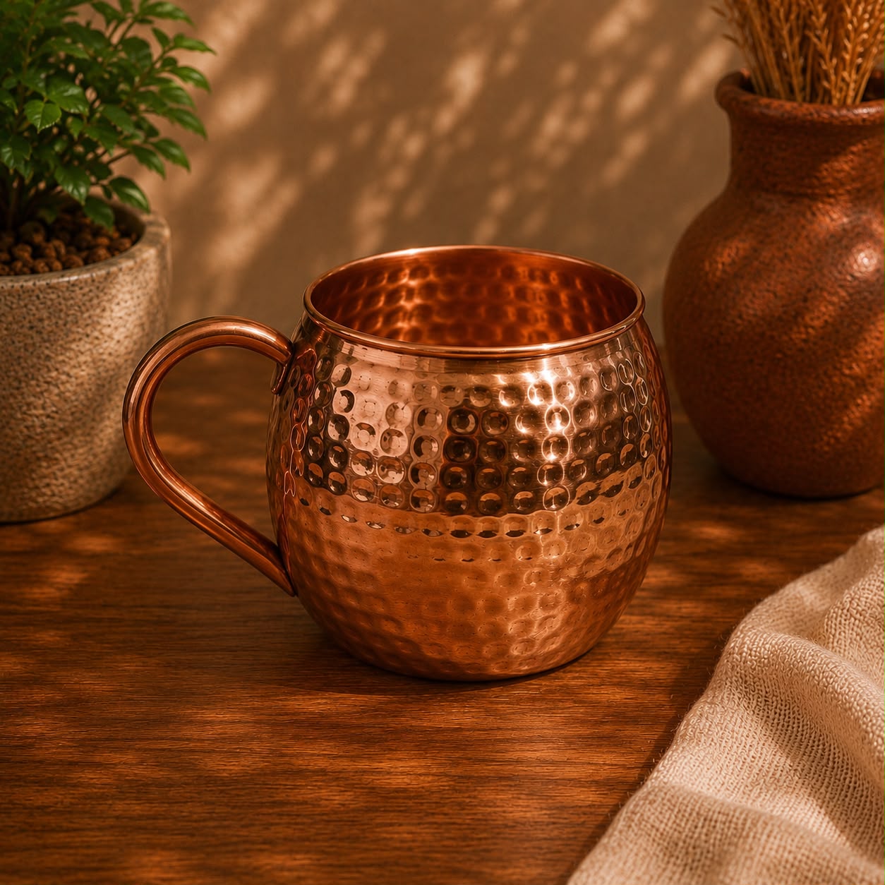 Le Mug Cuvera — Cuivre martelé d'Istanbul